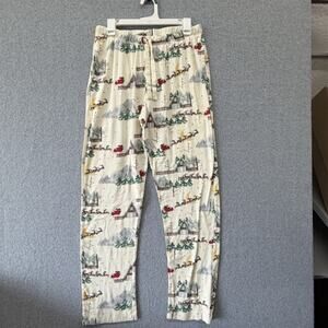 Burts Bees Flannel Winter Country Christmas Family Pajama Pants Mens Size Medium